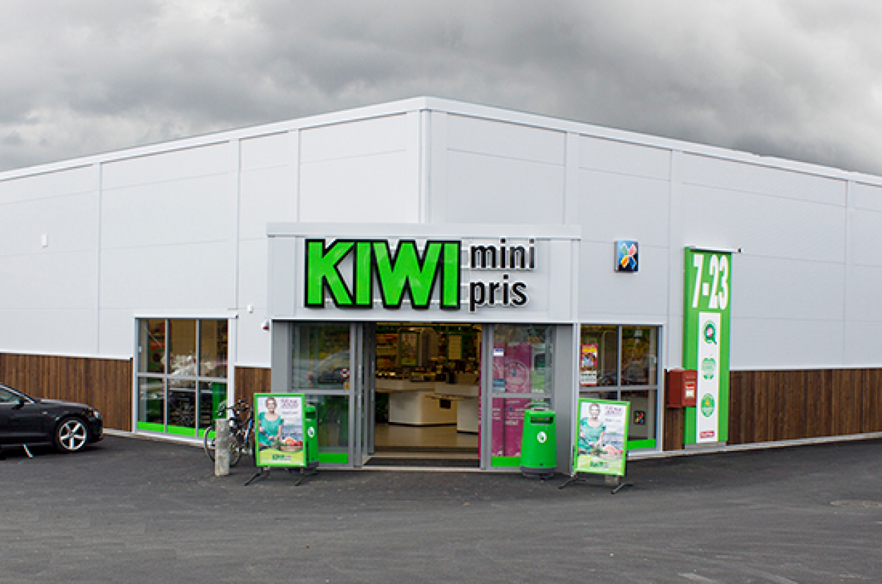 KIWI Frogner Inngangsparti.